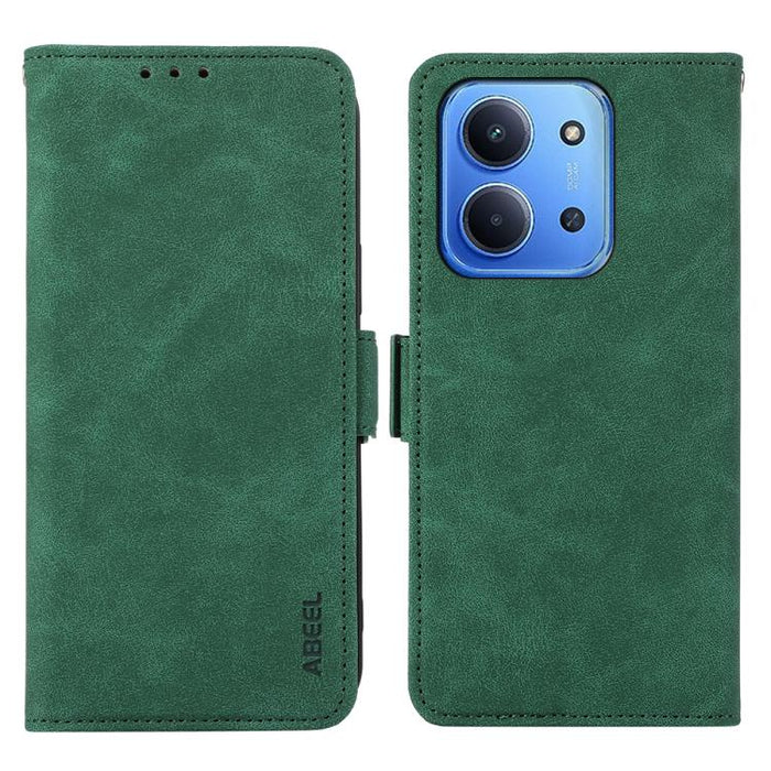 Funda de cuero para teléfono con tecnología RFID y imán esmerilado ABEEL, For Redmi A7 Pro 171mm/Poco C85x 5G, For Redmi Turbo 5 Max / Poco X8 Pro Max, For Redmi Turbo 5 5G / Poco X8 Pro 5G, For Redmi Note 15 Pro+ 5G Global 163.3mm                     ...