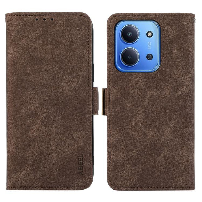 Funda de cuero para teléfono con tecnología RFID y imán esmerilado ABEEL, For Redmi A7 Pro 171mm/Poco C85x 5G, For Redmi Turbo 5 Max / Poco X8 Pro Max, For Redmi Turbo 5 5G / Poco X8 Pro 5G, For Redmi Note 15 Pro+ 5G Global 163.3mm                     ...