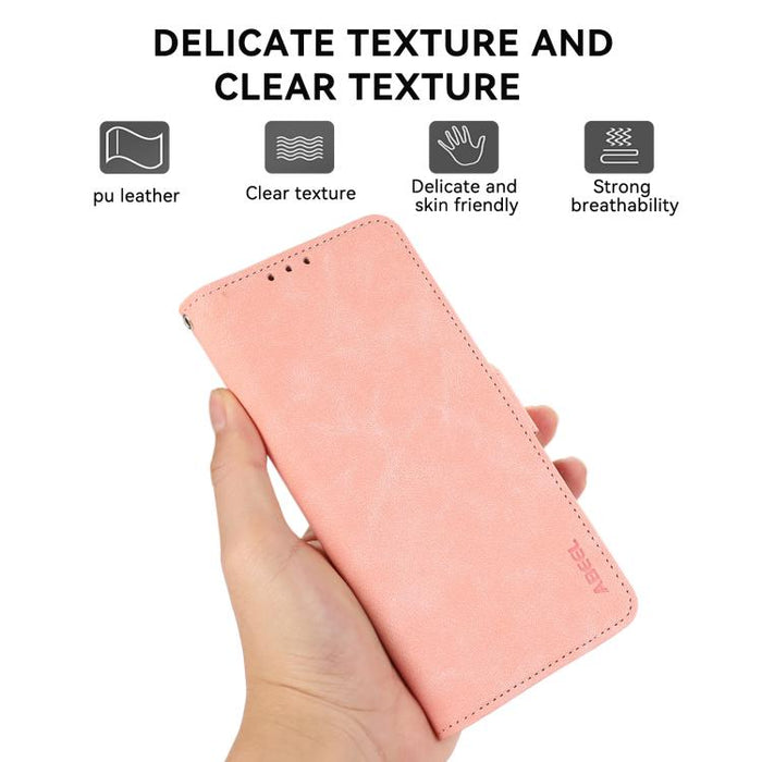 Funda de cuero para teléfono con tecnología RFID y imán esmerilado ABEEL, For Redmi K80 / K80 Pro, For Redmi Note 14 4G 164.84mm, For Redmi Turbo 4 Pro, For Redmi Turbo 4, For Redmi 14C 4G