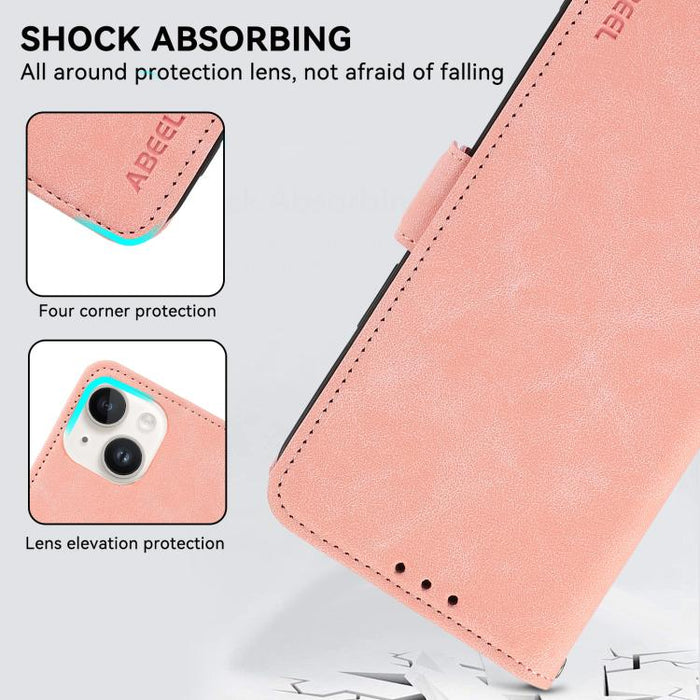 Funda de cuero para teléfono con tecnología RFID y imán esmerilado ABEEL, For Redmi K80 / K80 Pro, For Redmi Note 14 4G 164.84mm, For Redmi Turbo 4 Pro, For Redmi Turbo 4, For Redmi 14C 4G