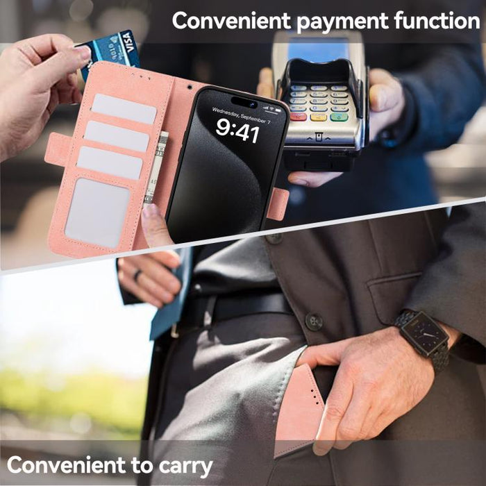 Funda de cuero para teléfono con tecnología RFID y imán esmerilado ABEEL, For Redmi K80 / K80 Pro, For Redmi Note 14 4G 164.84mm, For Redmi Turbo 4 Pro, For Redmi Turbo 4, For Redmi 14C 4G