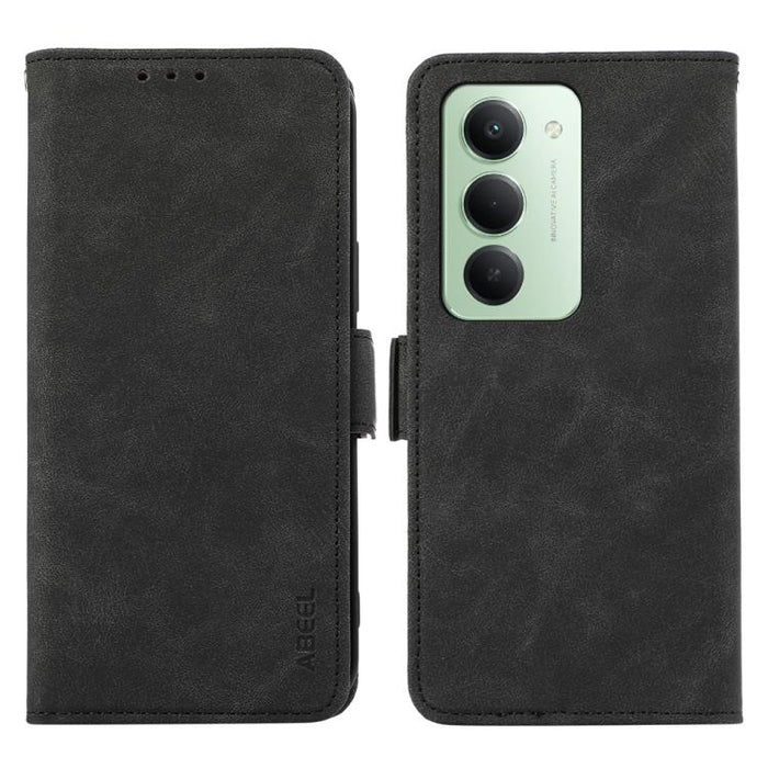 Funda de cuero para teléfono con tecnología RFID y imán esmerilado ABEEL, For Redmi K80 / K80 Pro, For Redmi Note 14 4G 164.84mm, For Redmi Turbo 4 Pro, For Redmi Turbo 4, For Redmi 14C 4G