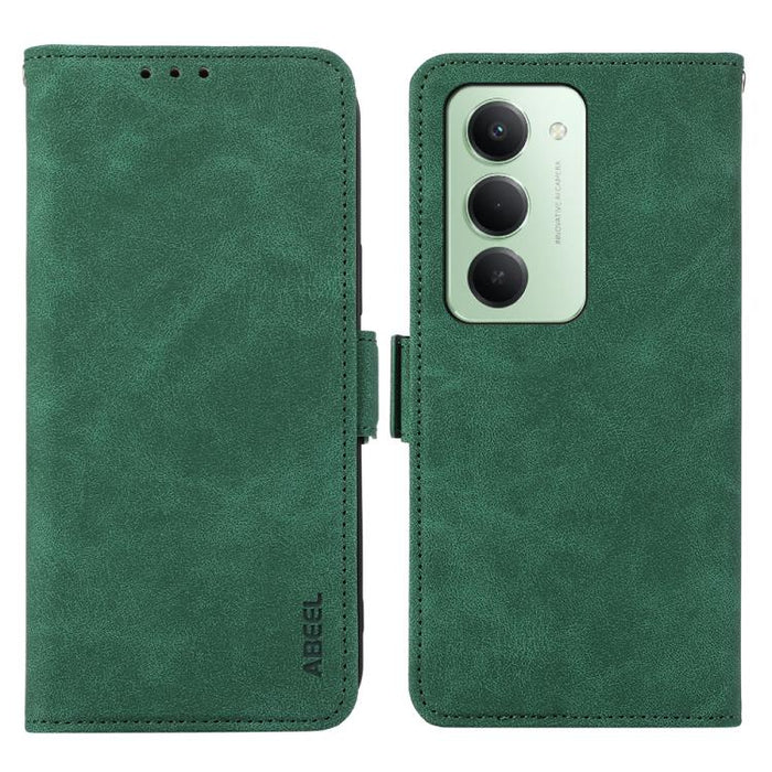 Funda de cuero para teléfono con tecnología RFID y imán esmerilado ABEEL, For Redmi K80 / K80 Pro, For Redmi Note 14 4G 164.84mm, For Redmi Turbo 4 Pro, For Redmi Turbo 4, For Redmi 14C 4G