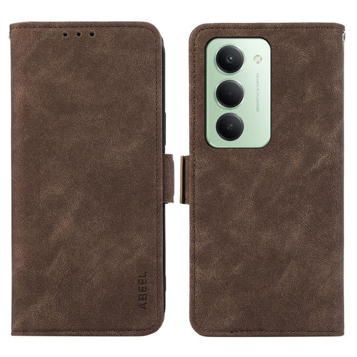 Funda de cuero para teléfono con tecnología RFID y imán esmerilado ABEEL, For Redmi K80 / K80 Pro, For Redmi Note 14 4G 164.84mm, For Redmi Turbo 4 Pro, For Redmi Turbo 4, For Redmi 14C 4G
