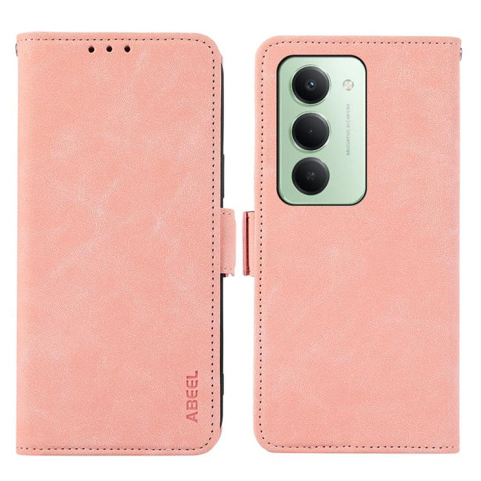 Funda de cuero para teléfono con tecnología RFID y imán esmerilado ABEEL, For Redmi K80 / K80 Pro, For Redmi Note 14 4G 164.84mm, For Redmi Turbo 4 Pro, For Redmi Turbo 4, For Redmi 14C 4G