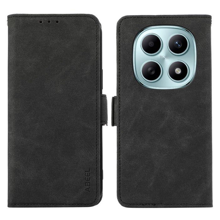 Funda de cuero para teléfono con tecnología RFID y imán esmerilado ABEEL, For Redmi A7 Pro 171mm/Poco C85x 5G, For Redmi Turbo 5 Max / Poco X8 Pro Max, For Redmi Turbo 5 5G / Poco X8 Pro 5G, For Redmi Note 15 Pro+ 5G Global 163.3mm                     ...