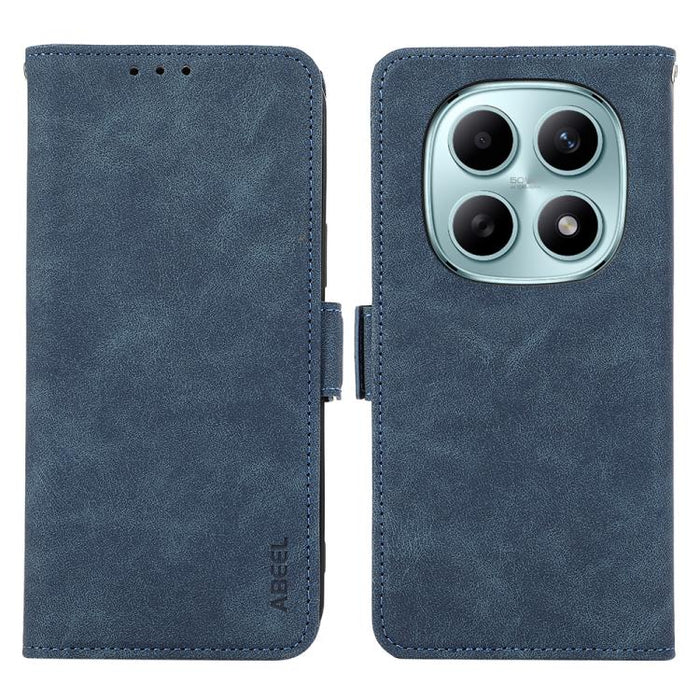 Funda de cuero para teléfono con tecnología RFID y imán esmerilado ABEEL, For Redmi A7 Pro 171mm/Poco C85x 5G, For Redmi Turbo 5 Max / Poco X8 Pro Max, For Redmi Turbo 5 5G / Poco X8 Pro 5G, For Redmi Note 15 Pro+ 5G Global 163.3mm                     ...