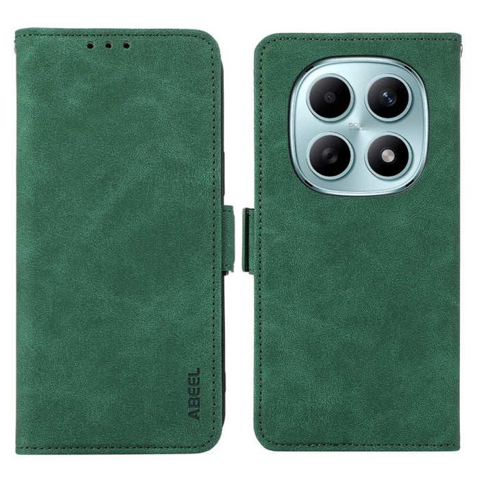Funda de cuero para teléfono con tecnología RFID y imán esmerilado ABEEL, For Redmi A7 Pro 171mm/Poco C85x 5G, For Redmi Turbo 5 Max / Poco X8 Pro Max, For Redmi Turbo 5 5G / Poco X8 Pro 5G, For Redmi Note 15 Pro+ 5G Global 163.3mm                     ...