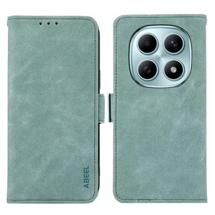 Funda de cuero para teléfono con tecnología RFID y imán esmerilado ABEEL, For Redmi A7 Pro 171mm/Poco C85x 5G, For Redmi Turbo 5 Max / Poco X8 Pro Max, For Redmi Turbo 5 5G / Poco X8 Pro 5G, For Redmi Note 15 Pro+ 5G Global 163.3mm                     ...