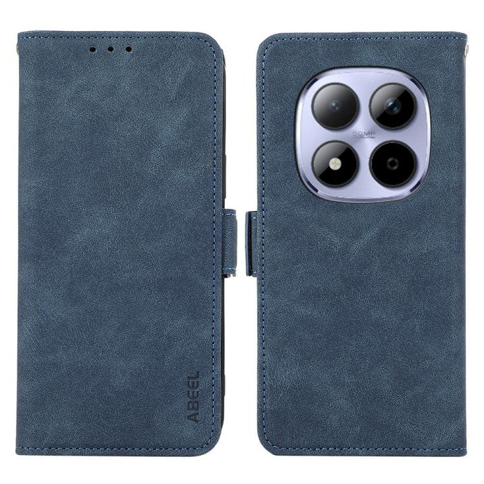 Funda de cuero para teléfono con tecnología RFID y imán esmerilado ABEEL, For Redmi A7 Pro 171mm/Poco C85x 5G, For Redmi Turbo 5 Max / Poco X8 Pro Max, For Redmi Turbo 5 5G / Poco X8 Pro 5G, For Redmi Note 15 Pro+ 5G Global 163.3mm                     ...