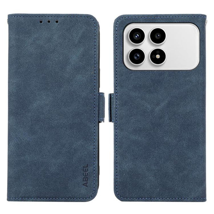 Funda de cuero para teléfono con tecnología RFID y imán esmerilado ABEEL, For Redmi A7 Pro 171mm/Poco C85x 5G, For Redmi Turbo 5 Max / Poco X8 Pro Max, For Redmi Turbo 5 5G / Poco X8 Pro 5G, For Redmi Note 15 Pro+ 5G Global 163.3mm                     ...