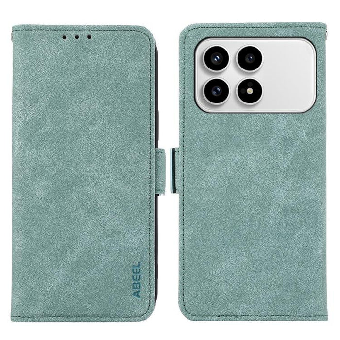 Funda de cuero para teléfono con tecnología RFID y imán esmerilado ABEEL, For Redmi A7 Pro 171mm/Poco C85x 5G, For Redmi Turbo 5 Max / Poco X8 Pro Max, For Redmi Turbo 5 5G / Poco X8 Pro 5G, For Redmi Note 15 Pro+ 5G Global 163.3mm                     ...