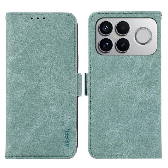 Funda de cuero para teléfono con tecnología RFID y imán esmerilado ABEEL, For Redmi A7 Pro 171mm/Poco C85x 5G, For Redmi Turbo 5 Max / Poco X8 Pro Max, For Redmi Turbo 5 5G / Poco X8 Pro 5G, For Redmi Note 15 Pro+ 5G Global 163.3mm                     ...