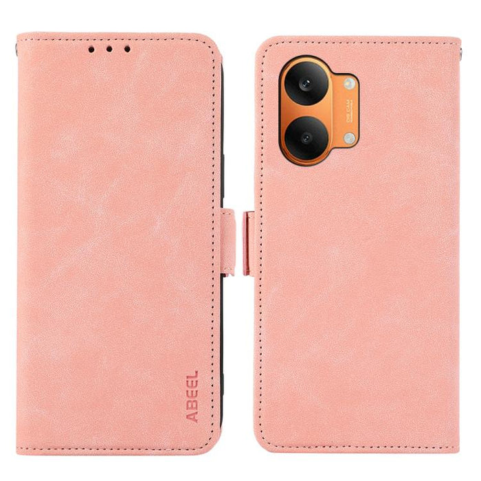 Funda de cuero para teléfono con tecnología RFID y imán esmerilado ABEEL, For Redmi A7 Pro 171mm/Poco C85x 5G, For Redmi Turbo 5 Max / Poco X8 Pro Max, For Redmi Turbo 5 5G / Poco X8 Pro 5G, For Redmi Note 15 Pro+ 5G Global 163.3mm                     ...