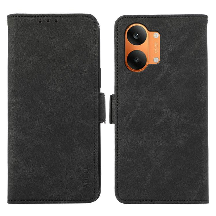 Funda de cuero para teléfono con tecnología RFID y imán esmerilado ABEEL, For Redmi A7 Pro 171mm/Poco C85x 5G, For Redmi Turbo 5 Max / Poco X8 Pro Max, For Redmi Turbo 5 5G / Poco X8 Pro 5G, For Redmi Note 15 Pro+ 5G Global 163.3mm                     ...