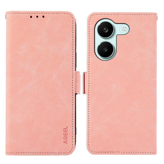 Funda de cuero para teléfono con tecnología RFID y imán esmerilado ABEEL, For Redmi A7 Pro 171mm/Poco C85x 5G, For Redmi Turbo 5 Max / Poco X8 Pro Max, For Redmi Turbo 5 5G / Poco X8 Pro 5G, For Redmi Note 15 Pro+ 5G Global 163.3mm                     ...