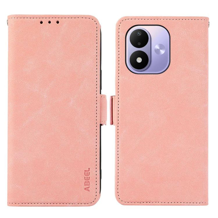 Funda de cuero para teléfono con tecnología RFID y imán esmerilado ABEEL, For Redmi Note 17 4G Global 169.7mm, For Redmi Note 17 Pro+ 5G Global 163.4mm, For Redmi Note 17 Pro 5G Global 163.5mm, For Redmi K100 Pro Max/Poco F9 Ultra 5G                   ...