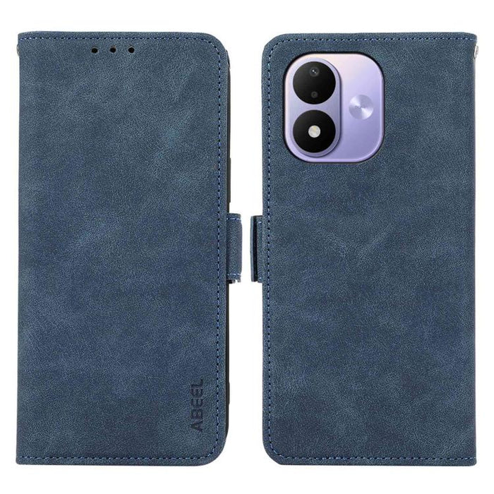 Funda de cuero para teléfono con tecnología RFID y imán esmerilado ABEEL, For Redmi Note 17 4G Global 169.7mm, For Redmi Note 17 Pro+ 5G Global 163.4mm, For Redmi Note 17 Pro 5G Global 163.5mm, For Redmi K100 Pro Max/Poco F9 Ultra 5G                   ...