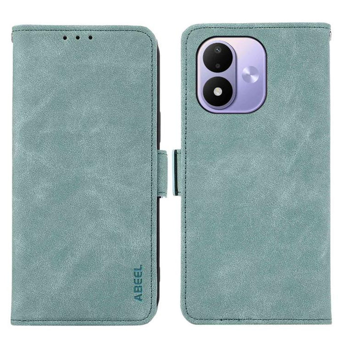 Funda de cuero para teléfono con tecnología RFID y imán esmerilado ABEEL, For Redmi A7 Pro 171mm/Poco C85x 5G, For Redmi Turbo 5 Max / Poco X8 Pro Max, For Redmi Turbo 5 5G / Poco X8 Pro 5G, For Redmi Note 15 Pro+ 5G Global 163.3mm                     ...