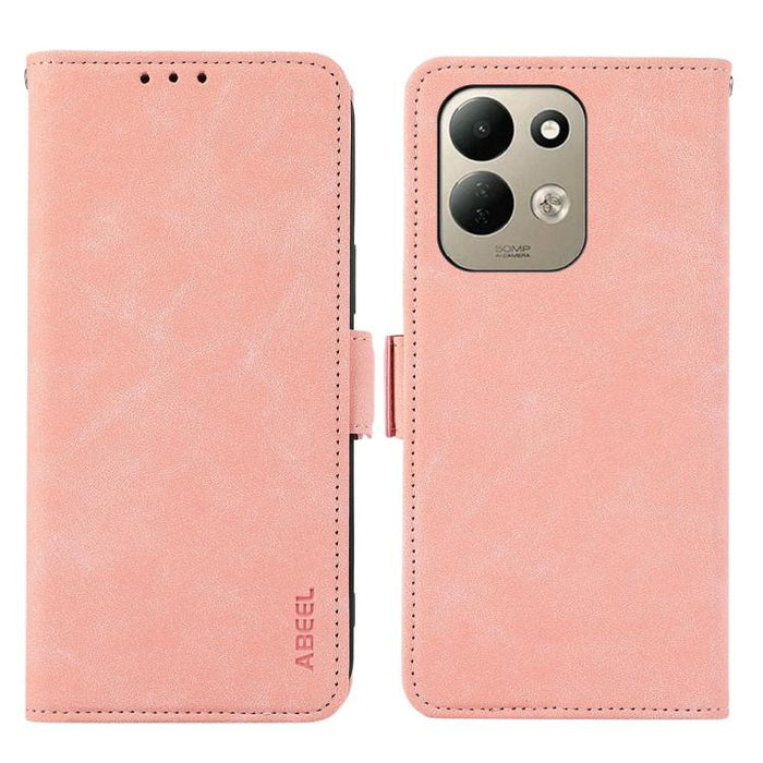 Funda de cuero para teléfono con tecnología RFID y imán esmerilado ABEEL, For Redmi Note 17 4G Global 169.7mm, For Redmi Note 17 Pro+ 5G Global 163.4mm, For Redmi Note 17 Pro 5G Global 163.5mm, For Redmi K100 Pro Max/Poco F9 Ultra 5G                   ...