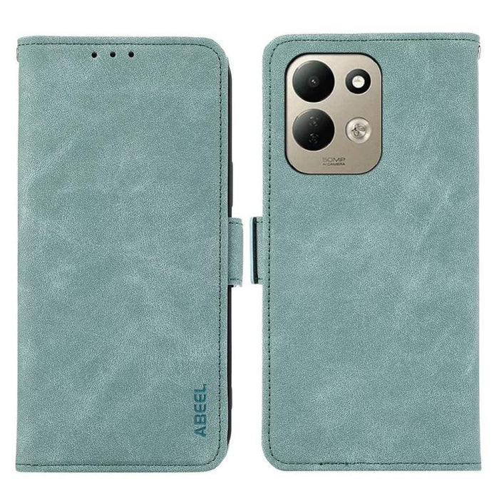 Funda de cuero para teléfono con tecnología RFID y imán esmerilado ABEEL, For Redmi A7 Pro 171mm/Poco C85x 5G, For Redmi Turbo 5 Max / Poco X8 Pro Max, For Redmi Turbo 5 5G / Poco X8 Pro 5G, For Redmi Note 15 Pro+ 5G Global 163.3mm                     ...