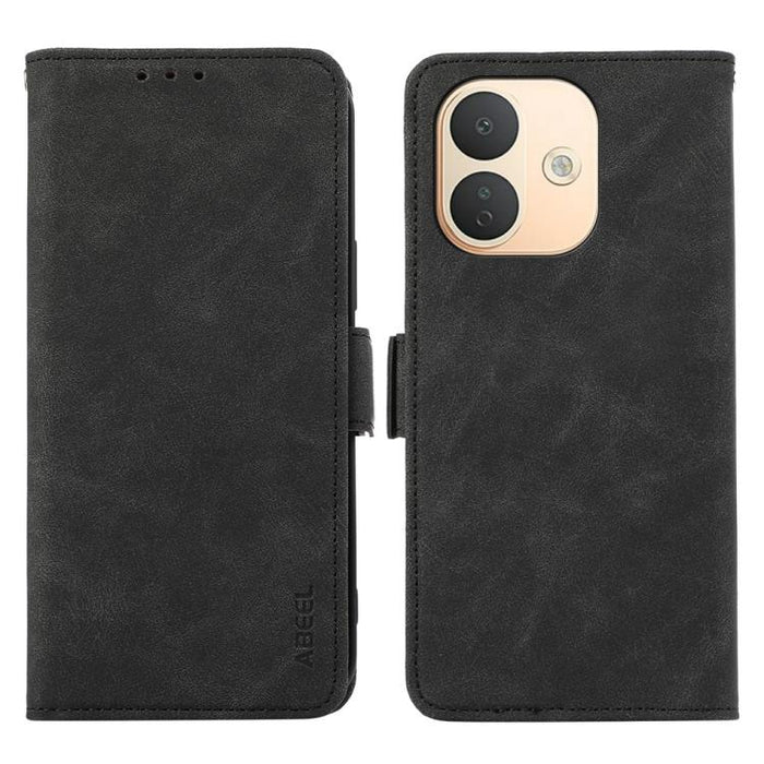Funda de cuero para teléfono con tecnología RFID y imán esmerilado ABEEL, For Redmi Note 17 4G Global 169.7mm, For Redmi Note 17 Pro+ 5G Global 163.4mm, For Redmi Note 17 Pro 5G Global 163.5mm, For Redmi K100 Pro Max/Poco F9 Ultra 5G                   ...