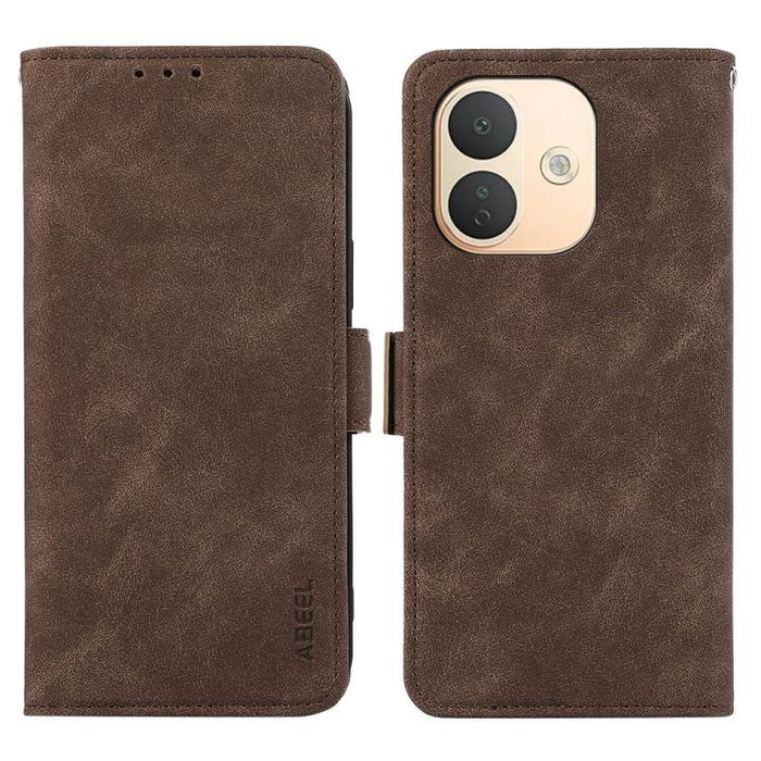 Funda de cuero para teléfono con tecnología RFID y imán esmerilado ABEEL, For Redmi Note 17 4G Global 169.7mm, For Redmi Note 17 Pro+ 5G Global 163.4mm, For Redmi Note 17 Pro 5G Global 163.5mm, For Redmi K100 Pro Max/Poco F9 Ultra 5G                   ...
