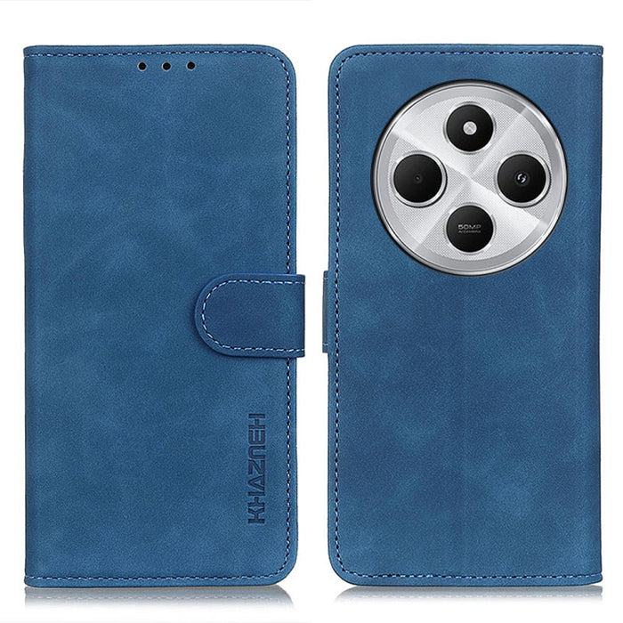 Funda de cuero con tapa y textura retro KHAZNEH, For Redmi Note 14 4G 163.25mm, For Redmi 14C 4G