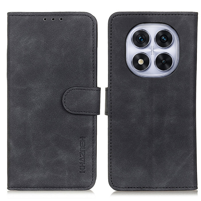 Funda de cuero con tapa y textura retro KHAZNEH, For Redmi Note 14 4G 163.25mm, For Redmi 14C 4G