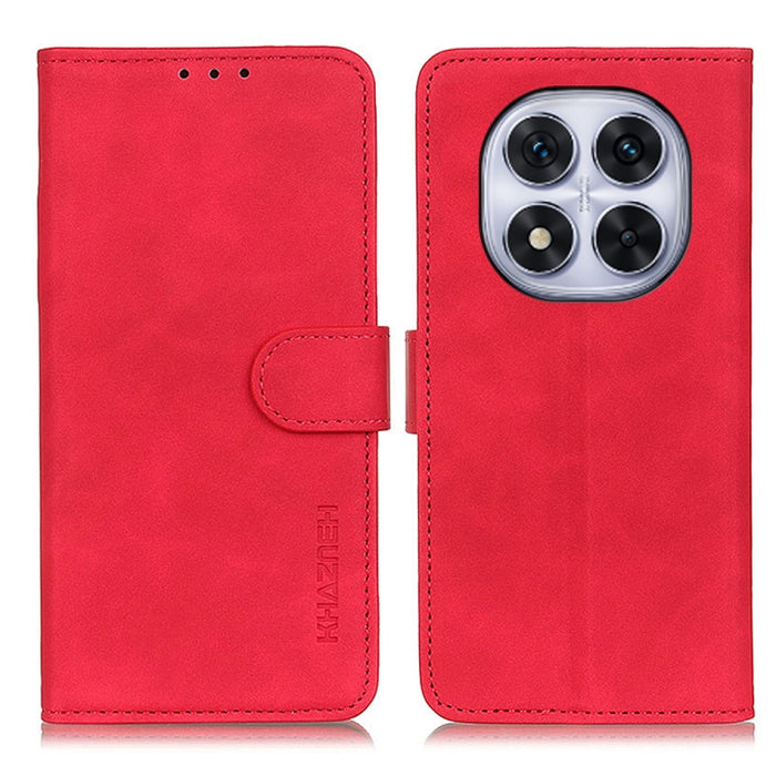 Funda de cuero con tapa y textura retro KHAZNEH, For Redmi Note 14 4G 163.25mm, For Redmi 14C 4G