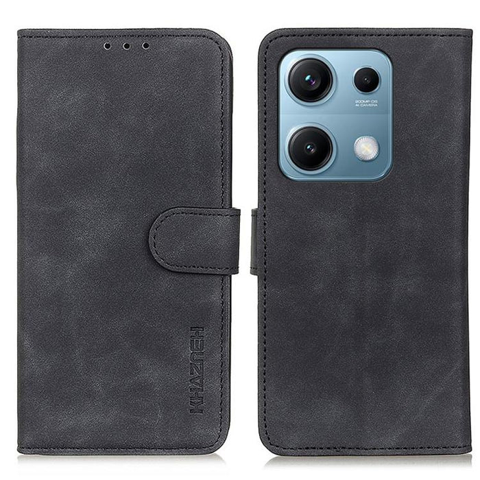 Funda de cuero con tapa y textura retro KHAZNEH, For Redmi A7 Pro 171mm/Poco C85x 5G, For Redmi Turbo 5 Max / Poco X8 Pro Max, For Redmi Turbo 5 5G / Poco X8 Pro 5G, For Redmi Note 15 Pro+ 5G Global 163.3, For Redmi Note 15 5G Global 164mm             ...