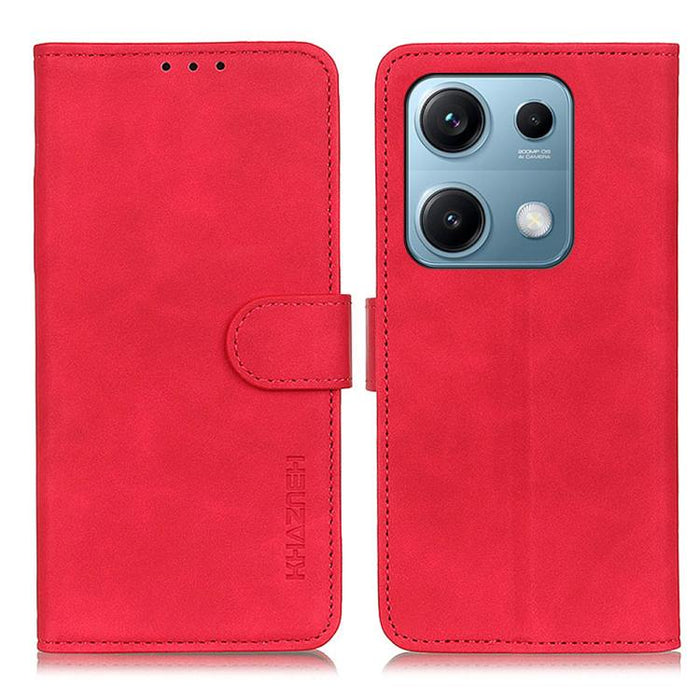 Funda de cuero con tapa y textura retro KHAZNEH, For Redmi A7 Pro 171mm/Poco C85x 5G, For Redmi Turbo 5 Max / Poco X8 Pro Max, For Redmi Turbo 5 5G / Poco X8 Pro 5G, For Redmi Note 15 Pro+ 5G Global 163.3, For Redmi Note 15 5G Global 164mm             ...