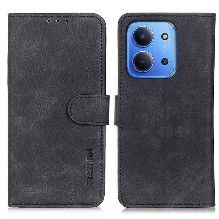 Funda de cuero con tapa y textura retro KHAZNEH, For Redmi A7 Pro 171mm/Poco C85x 5G, For Redmi Turbo 5 Max / Poco X8 Pro Max, For Redmi Turbo 5 5G / Poco X8 Pro 5G, For Redmi Note 15 Pro+ 5G Global 163.3, For Redmi Note 15 5G Global 164mm             ...