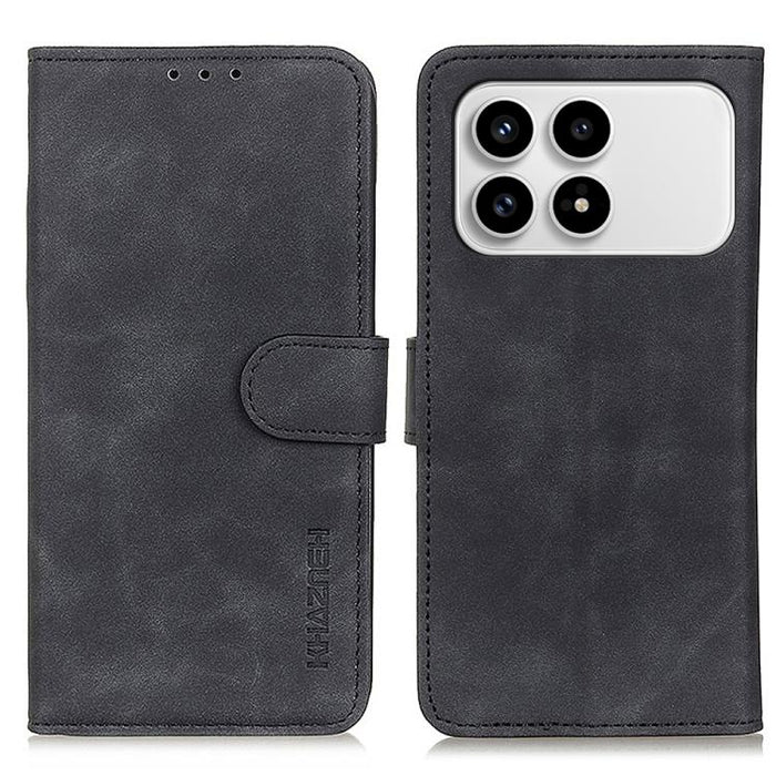 Funda de cuero con tapa y textura retro KHAZNEH, For Redmi A7 Pro 171mm/Poco C85x 5G, For Redmi Turbo 5 Max / Poco X8 Pro Max, For Redmi Turbo 5 5G / Poco X8 Pro 5G, For Redmi Note 15 Pro+ 5G Global 163.3, For Redmi Note 15 5G Global 164mm             ...