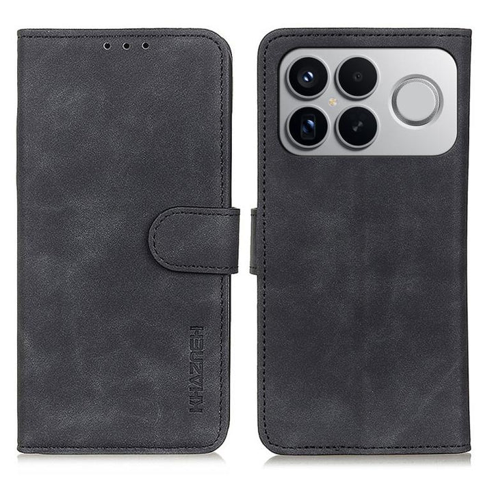 Funda de cuero con tapa y textura retro KHAZNEH, For Redmi A7 Pro 171mm/Poco C85x 5G, For Redmi Turbo 5 Max / Poco X8 Pro Max, For Redmi Turbo 5 5G / Poco X8 Pro 5G, For Redmi Note 15 Pro+ 5G Global 163.3, For Redmi Note 15 5G Global 164mm             ...