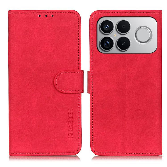 Funda de cuero con tapa y textura retro KHAZNEH, For Redmi A7 Pro 171mm/Poco C85x 5G, For Redmi Turbo 5 Max / Poco X8 Pro Max, For Redmi Turbo 5 5G / Poco X8 Pro 5G, For Redmi Note 15 Pro+ 5G Global 163.3, For Redmi Note 15 5G Global 164mm             ...