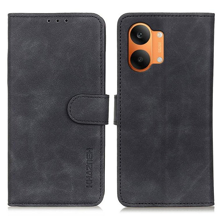 Funda de cuero con tapa y textura retro KHAZNEH, For Redmi A7 Pro 171mm/Poco C85x 5G, For Redmi Turbo 5 Max / Poco X8 Pro Max, For Redmi Turbo 5 5G / Poco X8 Pro 5G, For Redmi Note 15 Pro+ 5G Global 163.3, For Redmi Note 15 5G Global 164mm             ...