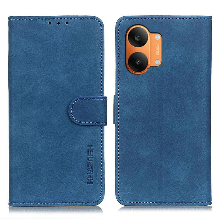 Funda de cuero con tapa y textura retro KHAZNEH, For Redmi A7 Pro 171mm/Poco C85x 5G, For Redmi Turbo 5 Max / Poco X8 Pro Max, For Redmi Turbo 5 5G / Poco X8 Pro 5G, For Redmi Note 15 Pro+ 5G Global 163.3, For Redmi Note 15 5G Global 164mm             ...