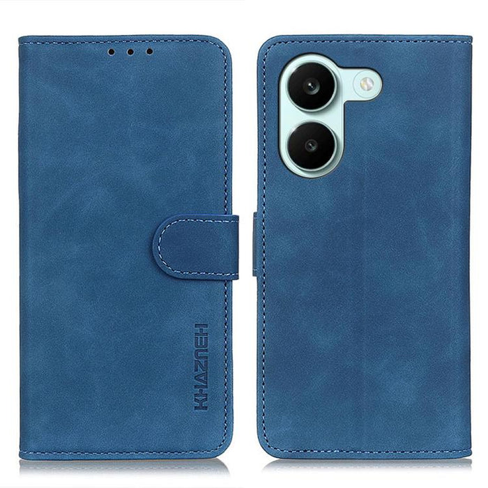 Funda de cuero con tapa y textura retro KHAZNEH, For Redmi A7 Pro 171mm/Poco C85x 5G, For Redmi Turbo 5 Max / Poco X8 Pro Max, For Redmi Turbo 5 5G / Poco X8 Pro 5G, For Redmi Note 15 Pro+ 5G Global 163.3, For Redmi Note 15 5G Global 164mm             ...