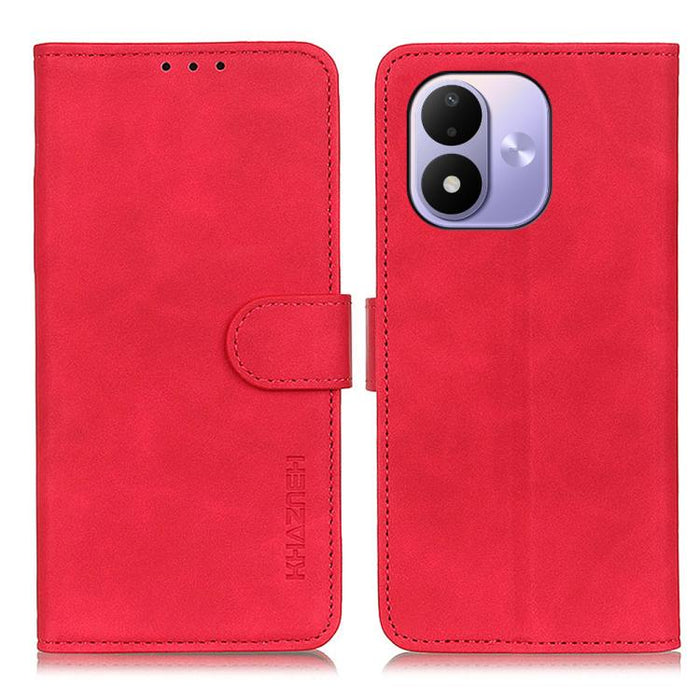Funda de cuero con tapa y textura retro KHAZNEH, For Redmi A7 Pro 171mm/Poco C85x 5G, For Redmi Turbo 5 Max / Poco X8 Pro Max, For Redmi Turbo 5 5G / Poco X8 Pro 5G, For Redmi Note 15 Pro+ 5G Global 163.3, For Redmi Note 15 5G Global 164mm             ...
