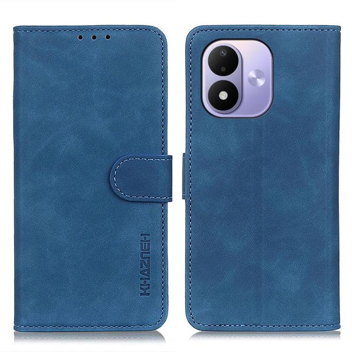 Funda de cuero con tapa y textura retro KHAZNEH, For Redmi A7 Pro 171mm/Poco C85x 5G, For Redmi Turbo 5 Max / Poco X8 Pro Max, For Redmi Turbo 5 5G / Poco X8 Pro 5G, For Redmi Note 15 Pro+ 5G Global 163.3, For Redmi Note 15 5G Global 164mm             ...