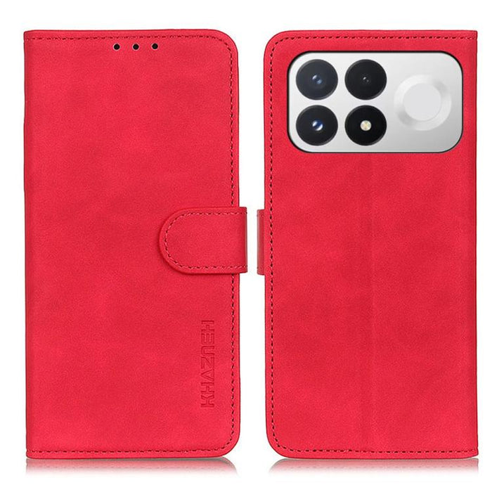 Funda de cuero con tapa y textura retro KHAZNEH, For Redmi A7 Pro 171mm/Poco C85x 5G, For Redmi Turbo 5 Max / Poco X8 Pro Max, For Redmi Turbo 5 5G / Poco X8 Pro 5G, For Redmi Note 15 Pro+ 5G Global 163.3, For Redmi Note 15 5G Global 164mm             ...