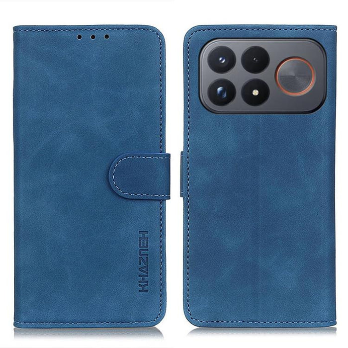 Funda de cuero con tapa y textura retro KHAZNEH, For Redmi A7 Pro 171mm/Poco C85x 5G, For Redmi Turbo 5 Max / Poco X8 Pro Max, For Redmi Turbo 5 5G / Poco X8 Pro 5G, For Redmi Note 15 Pro+ 5G Global 163.3, For Redmi Note 15 5G Global 164mm             ...