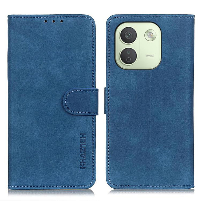 Funda de cuero con tapa y textura retro KHAZNEH, For Redmi A7 Pro 171mm/Poco C85x 5G, For Redmi Turbo 5 Max / Poco X8 Pro Max, For Redmi Turbo 5 5G / Poco X8 Pro 5G, For Redmi Note 15 Pro+ 5G Global 163.3, For Redmi Note 15 5G Global 164mm             ...