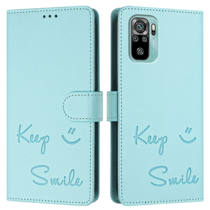Funda de cuero para teléfono con RFID y estampado de sonrisas, For Xiaomi Poco M5s, For Xiaomi 12S Ultra, For Xiaomi 12 Pro / 12S Pro, For Xiaomi 12 / 12X / 12S, For Xiaomi Poco X4 NFC, For Xiaomi 12 Lite, For Xiaomi Poco C40, For Xiaomi Civi 1S       ...