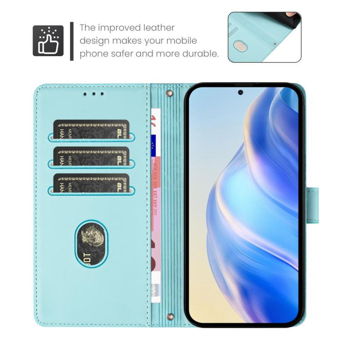 Funda de cuero para teléfono con RFID y estampado de sonrisas, For Xiaomi Poco M7 4G 169mm, For Xiaomi Civi 5 Pro 5G, For Xiaomi 15S Pro 5G, For Xiaomi Poco M7 5G / C75 4G, For Xiaomi Poco X7 5G / Redmi Note 14 Pro 5G, For Xiaomi 15 Ultra              ...