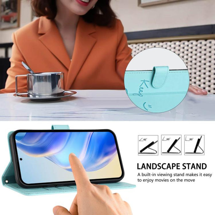 Funda de cuero para teléfono con RFID y estampado de sonrisas, For Xiaomi Poco M7 4G 169mm, For Xiaomi Civi 5 Pro 5G, For Xiaomi 15S Pro 5G, For Xiaomi Poco M7 5G / C75 4G, For Xiaomi Poco X7 5G / Redmi Note 14 Pro 5G, For Xiaomi 15 Ultra              ...