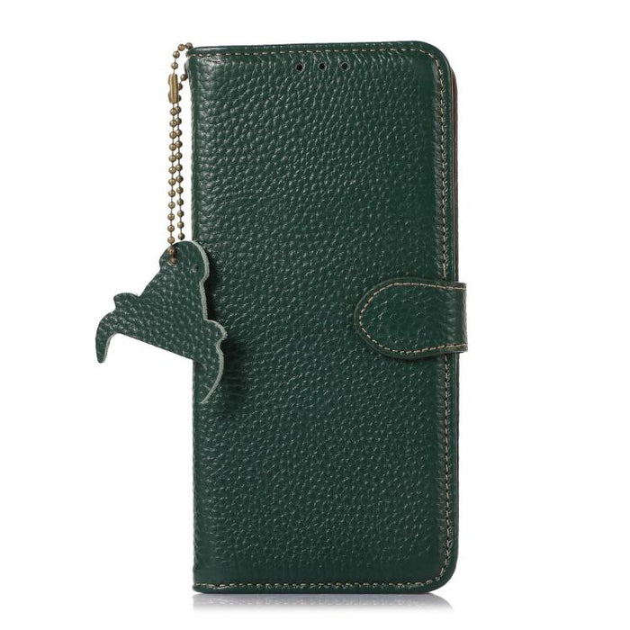 Funda para teléfono de cuero genuino con textura de lichi y RFID, For Redmi A7 Pro 171mm/Poco C85x 5G, For Redmi Turbo 5 Max / Poco X8 Pro Max, For Redmi Turbo 5 5G / Poco X8 Pro 5G, For Redmi Note 15 5G Global 164mm, For Redmi K90 Pro Max/Poco F8 Ultr...