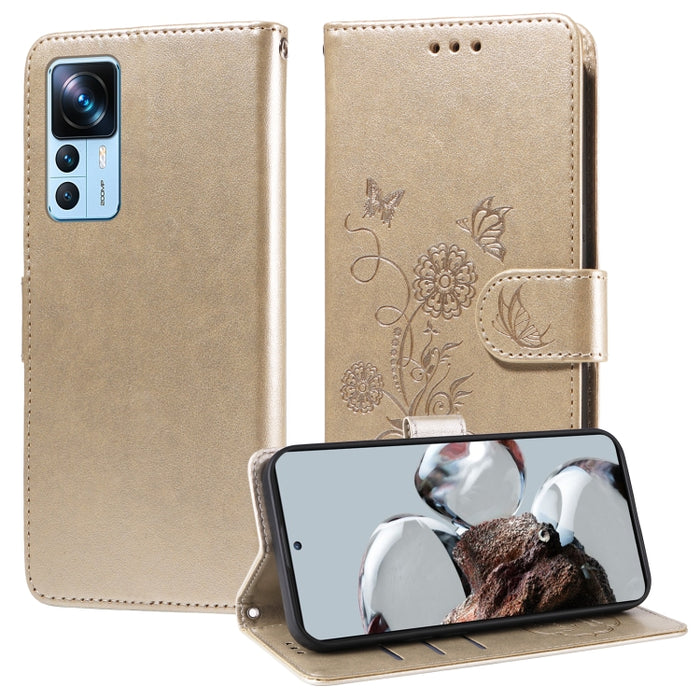 Funda de cuero para teléfono con diseño de flores de mariposa en relieve, For Xiaomi Poco C61 4G / Redmi A3 4G, For Xiaomi Poco M6 Pro 4G, For Xiaomi Poco C65 / M6 5G, For Xiaomi Poco X6 Pro / Redmi K70E, For Xiaomi Poco X6 5G                          ...