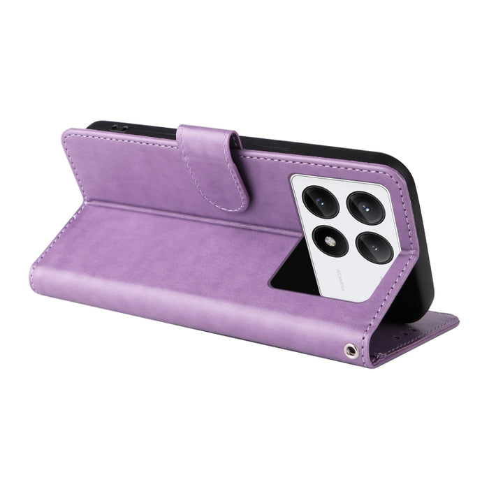 Funda de cuero para teléfono con diseño de flores de mariposa en relieve, For Xiaomi Poco C61 4G / Redmi A3 4G, For Xiaomi Poco M6 Pro 4G, For Xiaomi Poco C65 / M6 5G, For Xiaomi Poco X6 Pro / Redmi K70E, For Xiaomi Poco X6 5G                          ...